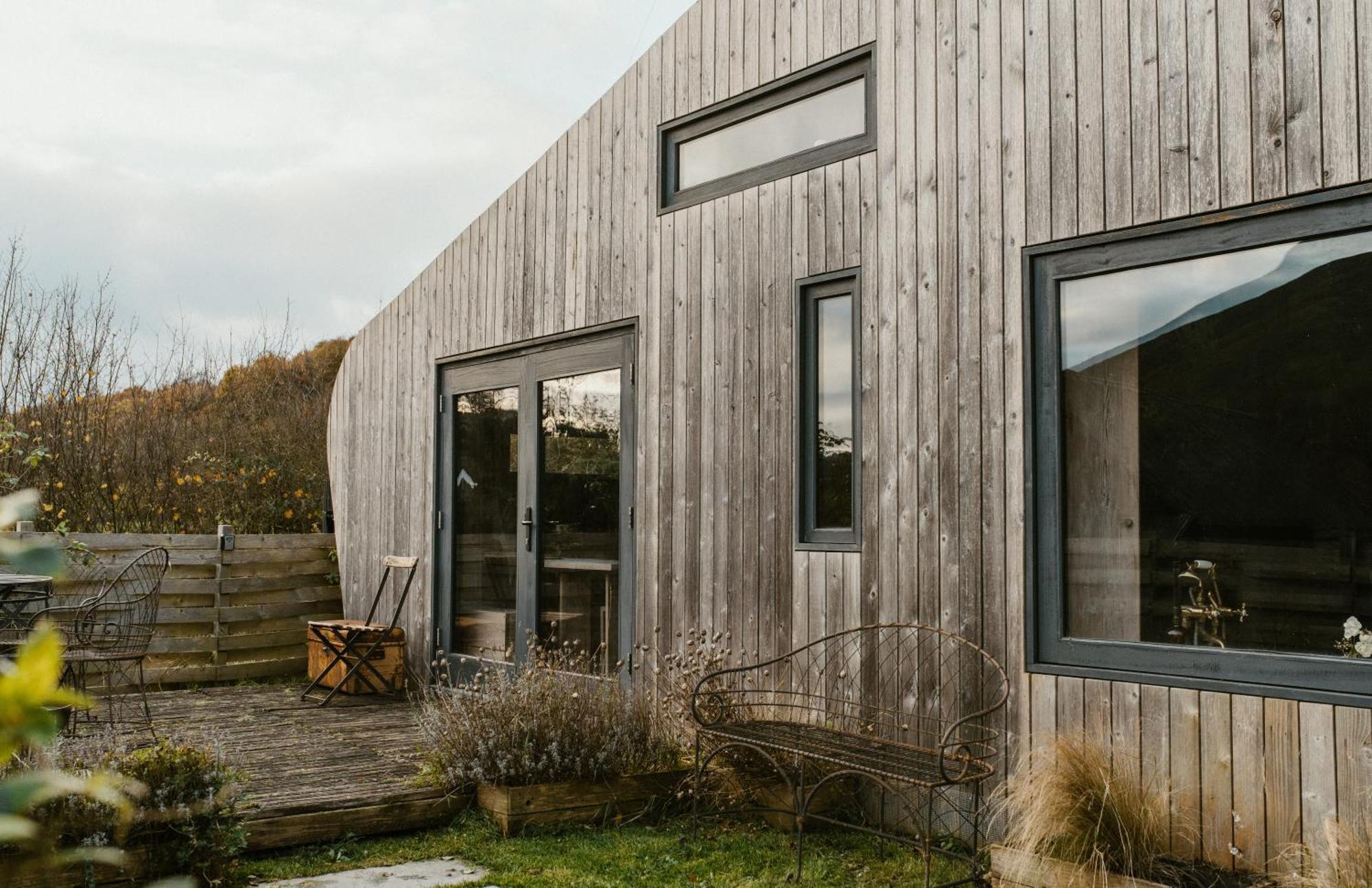 Two Unique Cabins Wrapped In Beautiful Welsh Scenery Presteigne Bagian luar foto